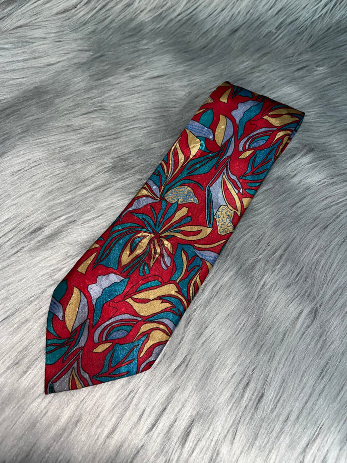 Vintage Floral Totem Tie