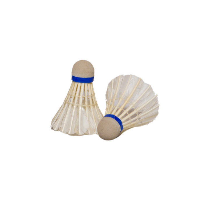 AMIR FEATHER BADMINTON SHUTTLECOCK (PACK-12 WHITE)