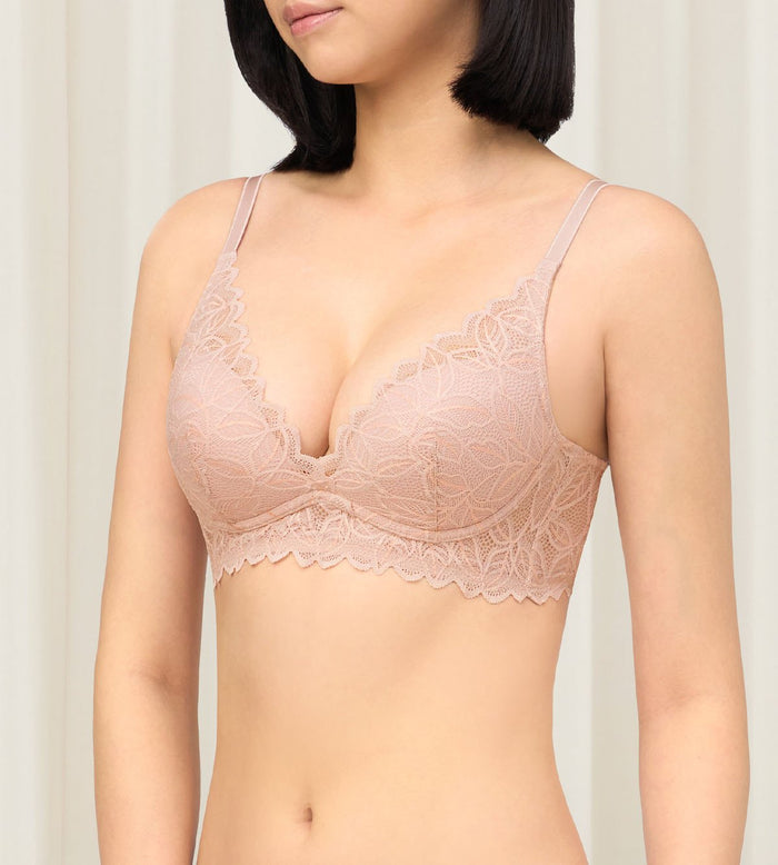 Aqua Organic Non-Wired Push Up Bra - FOUNDATION NUDE