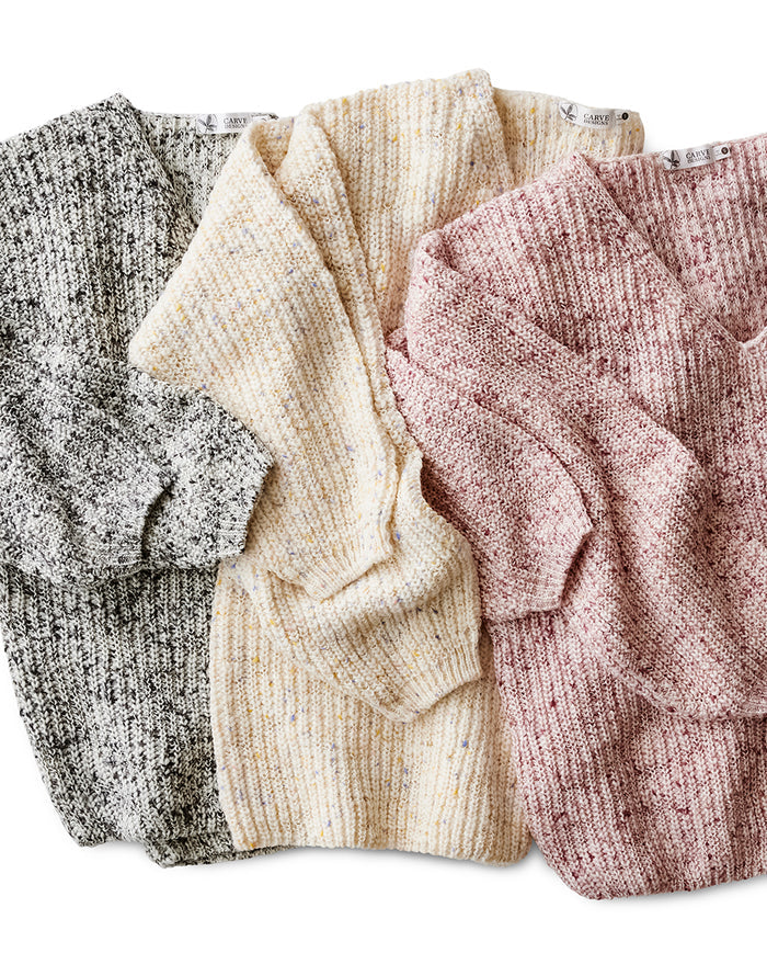 Ash Spacedye Sweater: Grey Multi