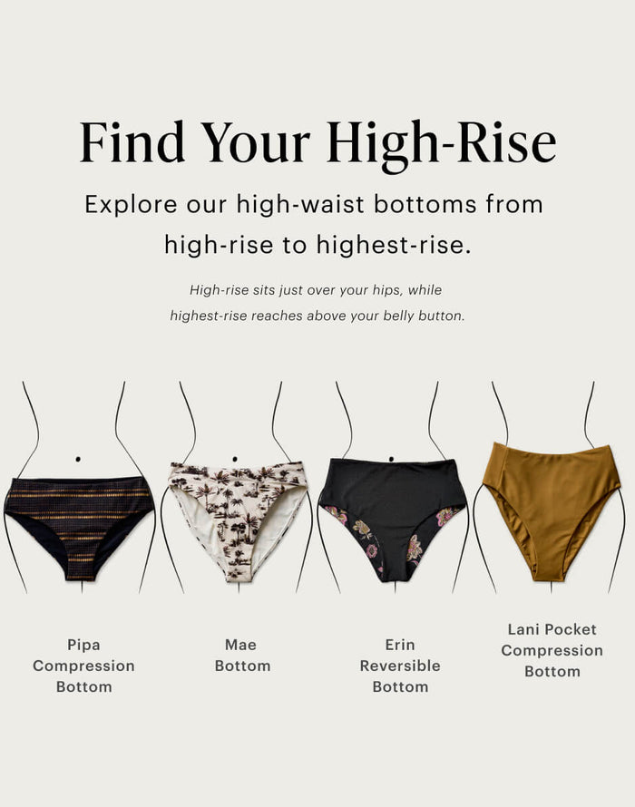 Erin Colorblock Bottom: Black/White