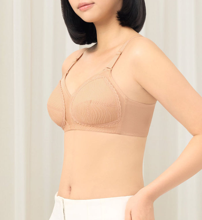 Form & Beauty 075 Non-Wired Padded Bra - NEUTRAL BEIGE