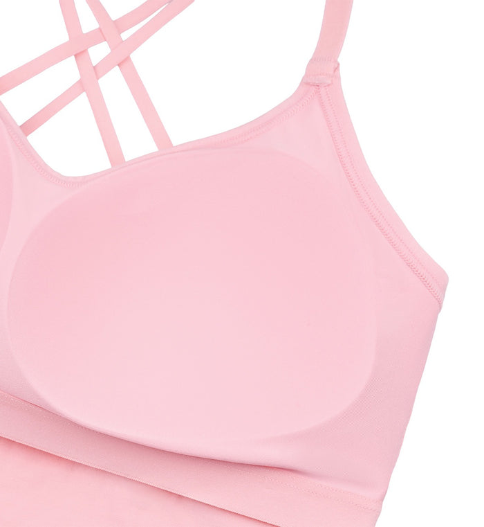 FREE EVOLVE CROP TOP - ROCOCO PINK