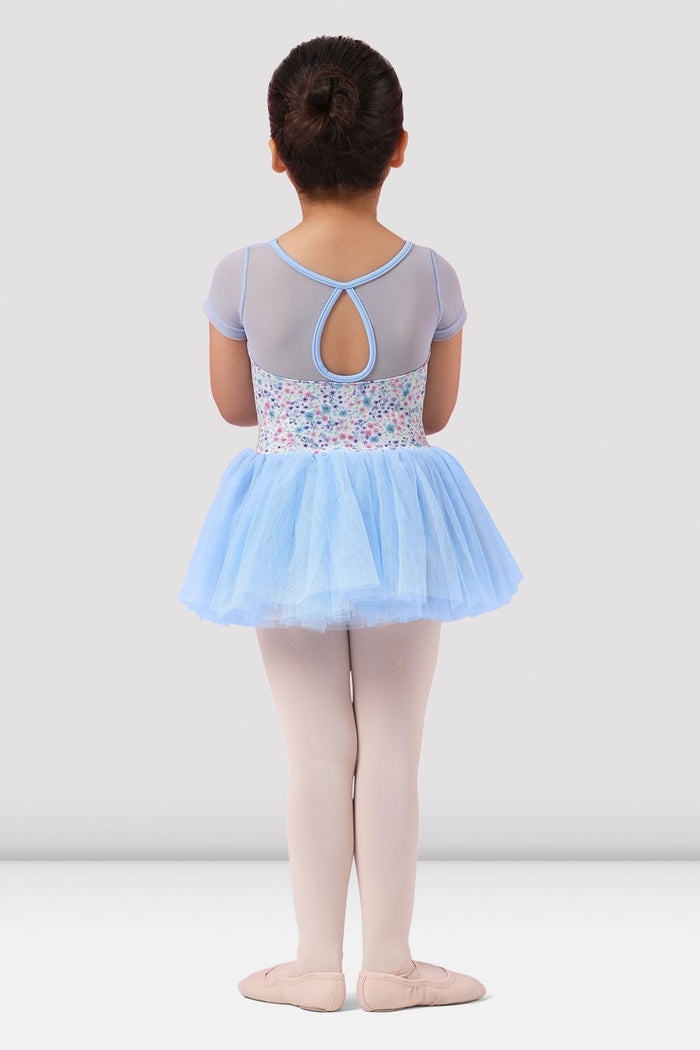 Girls Mirella Ditsy Floral Cap Sleeve Tutu Dress - BLOCH EU