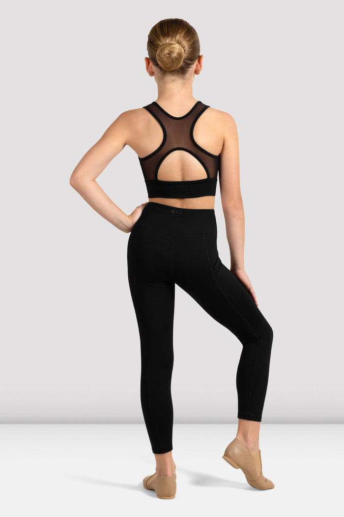 Girls Shan Zip Front Crop Top - BLOCH EU