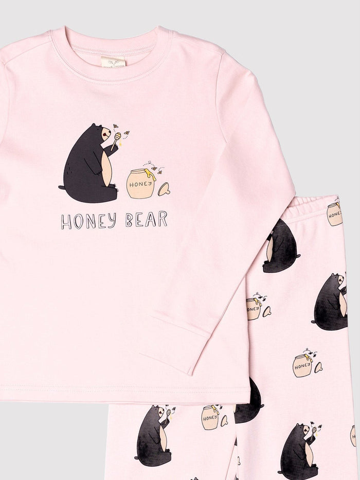 Honey Bear Kids PJ Set - Millie + Moose