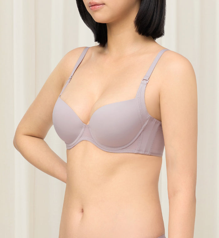 Invisible Inside-Out Wired Padded Bra - WARM STONE