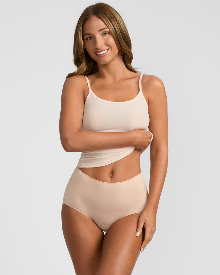 Jockey Women's Bamboo Full Brief No Panty Line Promise - Dusk