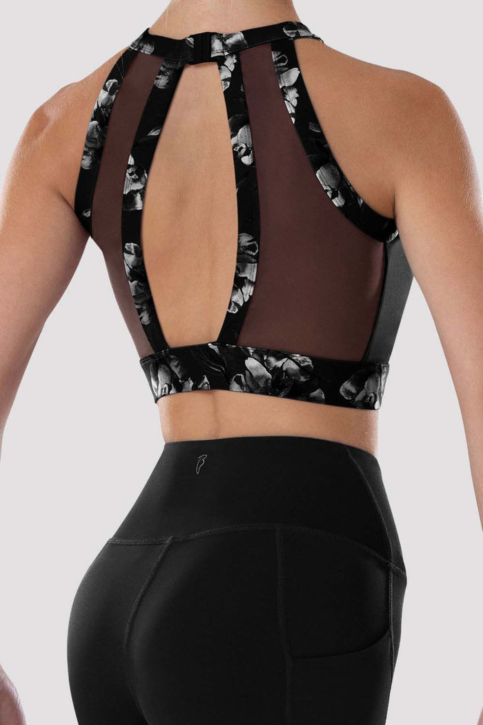 Ladies Reece High Neck Crop Top
