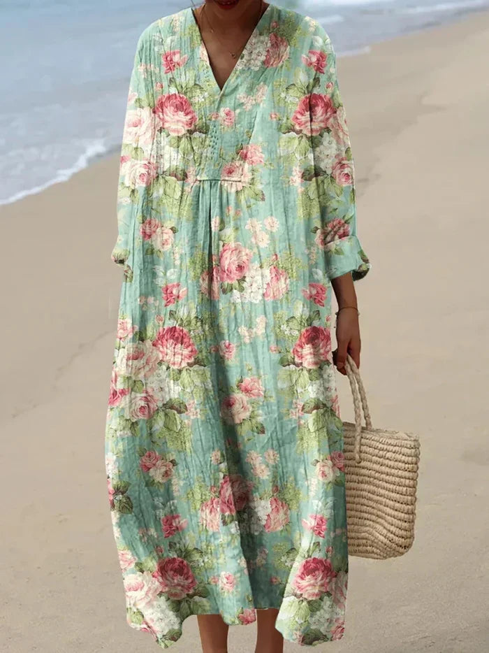 Lily | Floral Loose-Fit Maxi