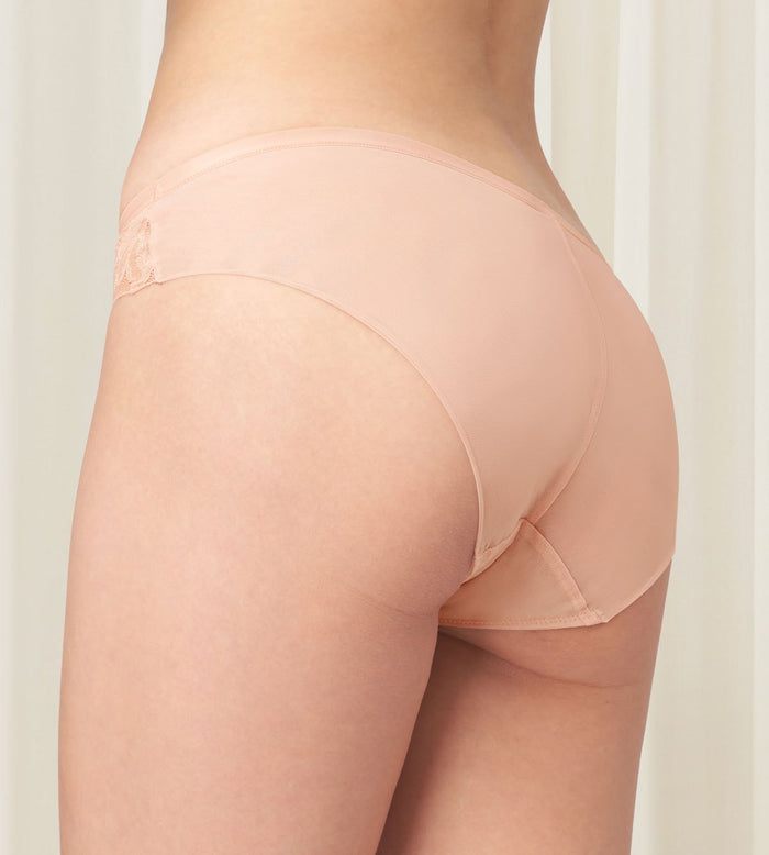 Magnolia Lace High Leg Brief - V S TERRACOTTA