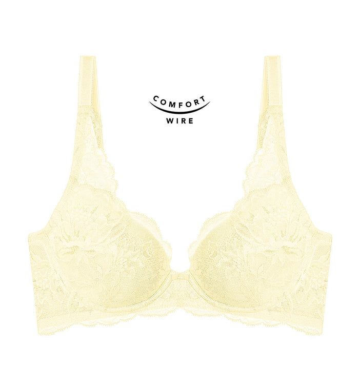Natural Elegance Sleek Wired Padded Bra - IVORY