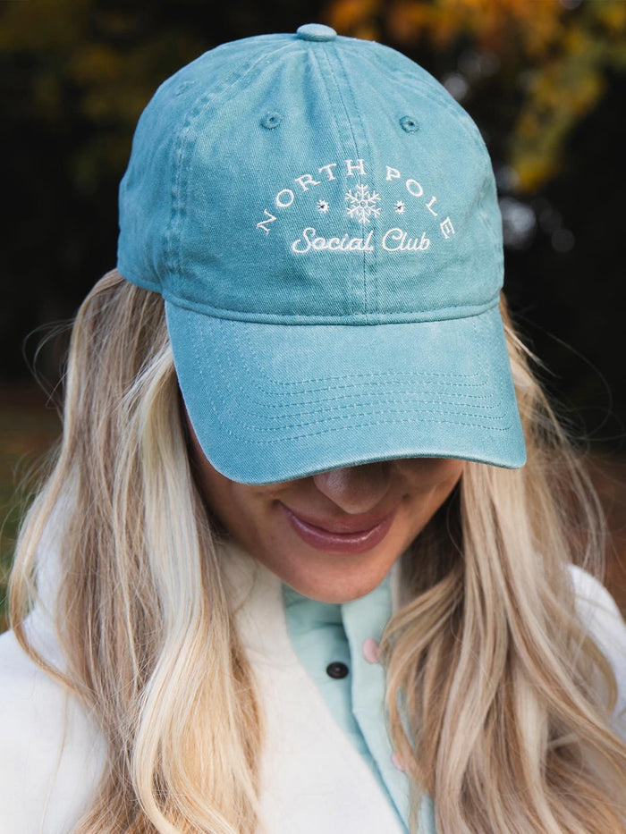 North Pole Social Club Dad Hat - Sea Salt - Millie + Moose