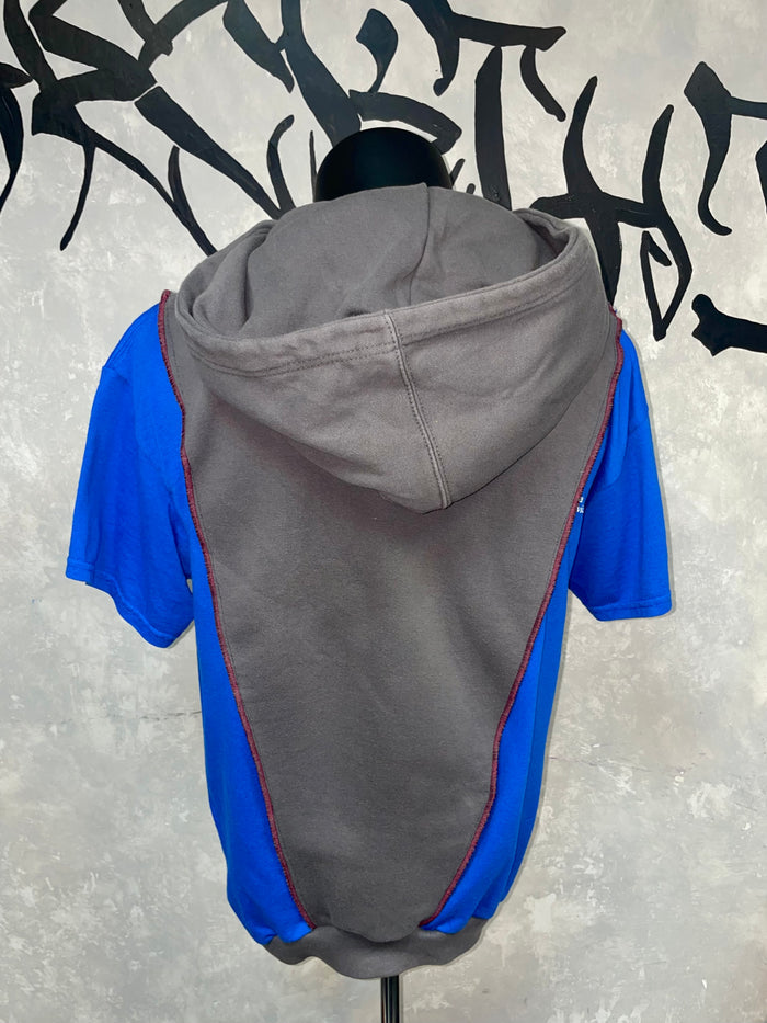 Patchwork Remake Hoodie Tee
