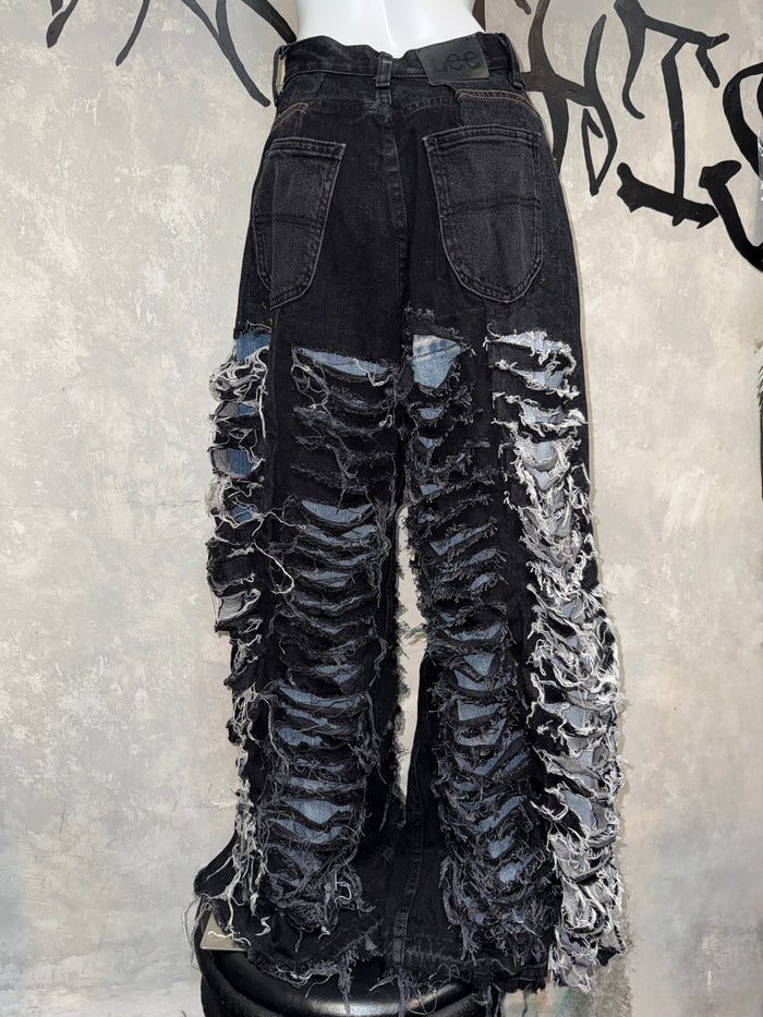 Remake Vintage Jeans (Ripped-Black) 29” #REJRI10