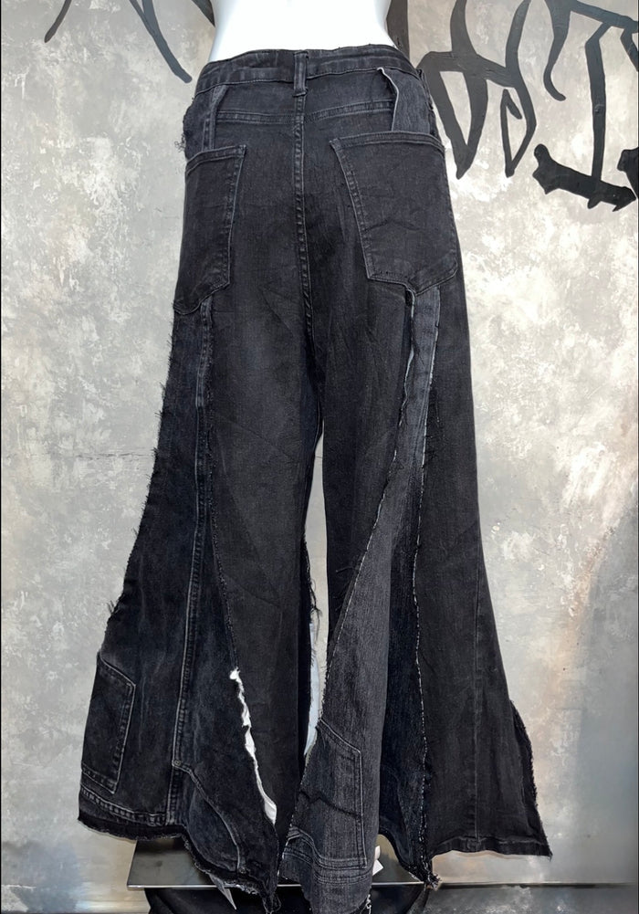 Remake Vintage Jeans (Triangle-Black) 35” #REJTRIB001