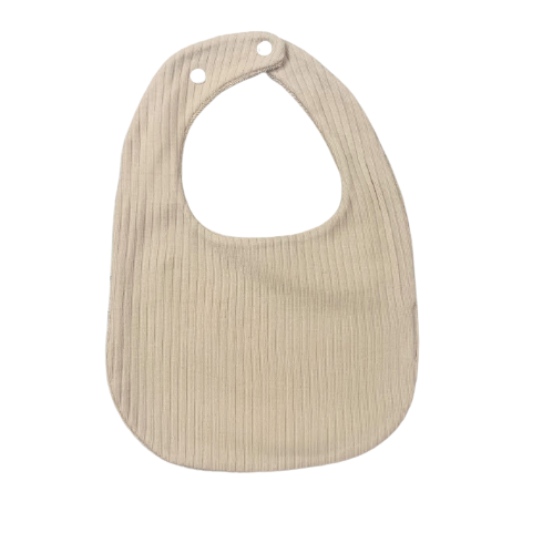 nude ribbed bib