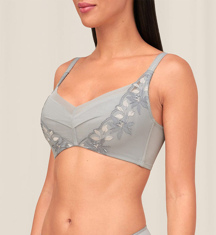 SCULPT ADORE NON-WIRED PADDED BRA - SILVER GREY