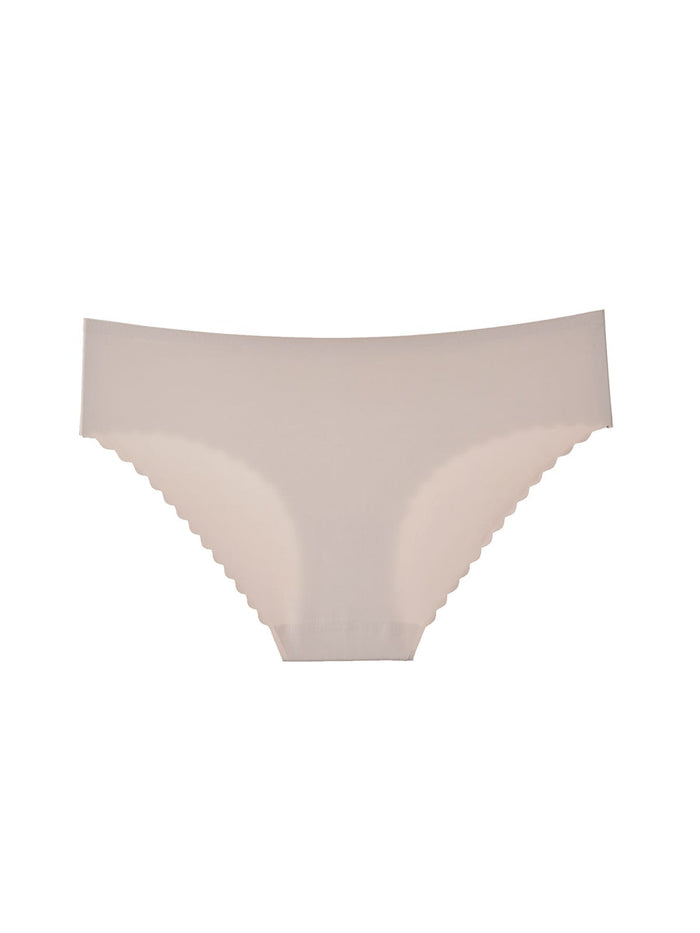 SAZ SOLID, Seamless Hipster Panty - 8f6-champagne