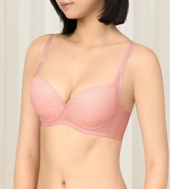SIGNATURE SHEER WIRED PADDED BRA - SOPHIA