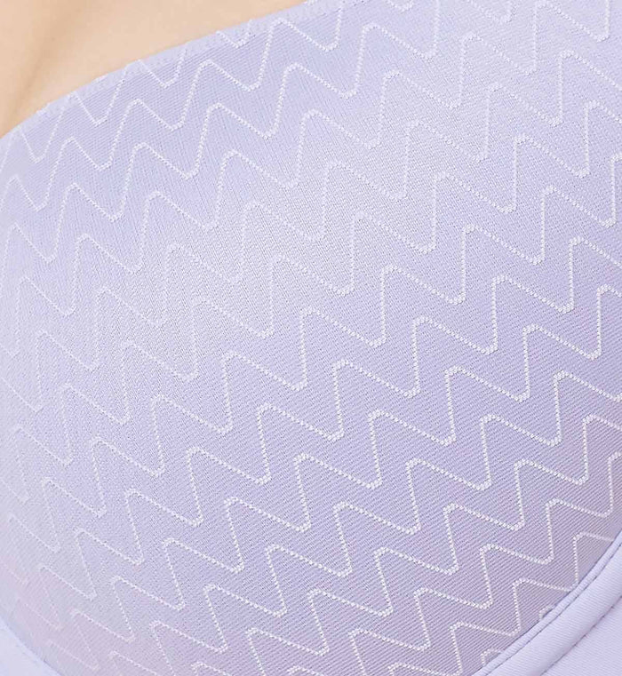 Simply Everyday Chic Wired 3/4 Cup Padded Bra - MISTY LILAC