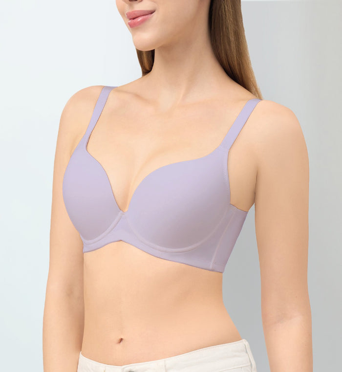 Simply Everyday Wired Padded Bra - MISTY LILAC