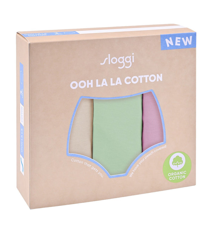 sloggi OOH LA LA COTTON MAXI - 3 PACK - MULTIPLE COLOURS 1