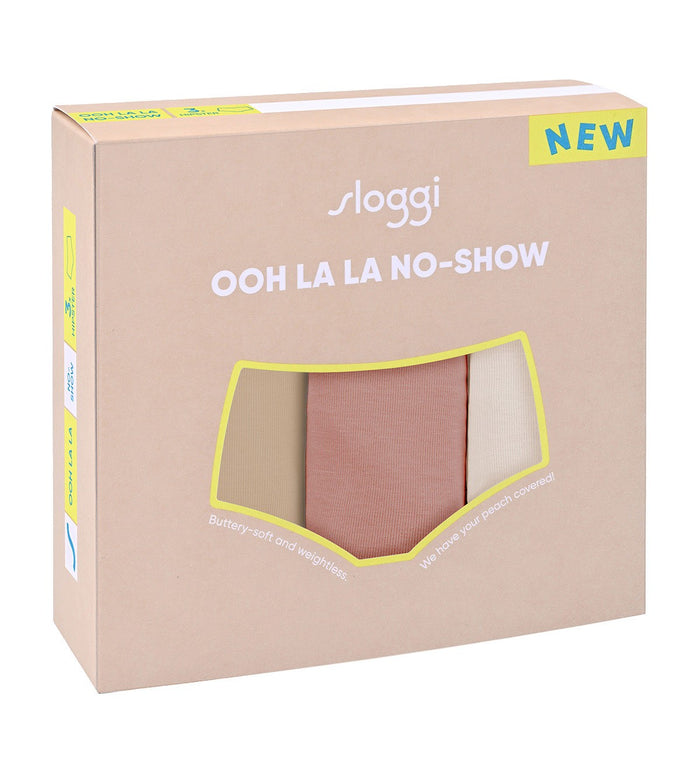 sloggi OOH LA LA NO-SHOW HIPSTER - 3 PACK - MULTIPLE COLOURS 3