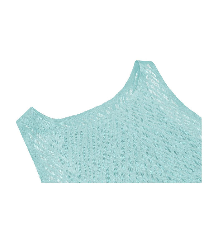 SLOGGI ZERO FEEL BLISS CROP TOP - MISTY TURQUOISE