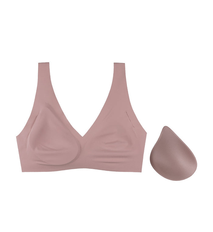 SLOGGI ZERO FEEL SOFT BRA - FOGGY MAUVE