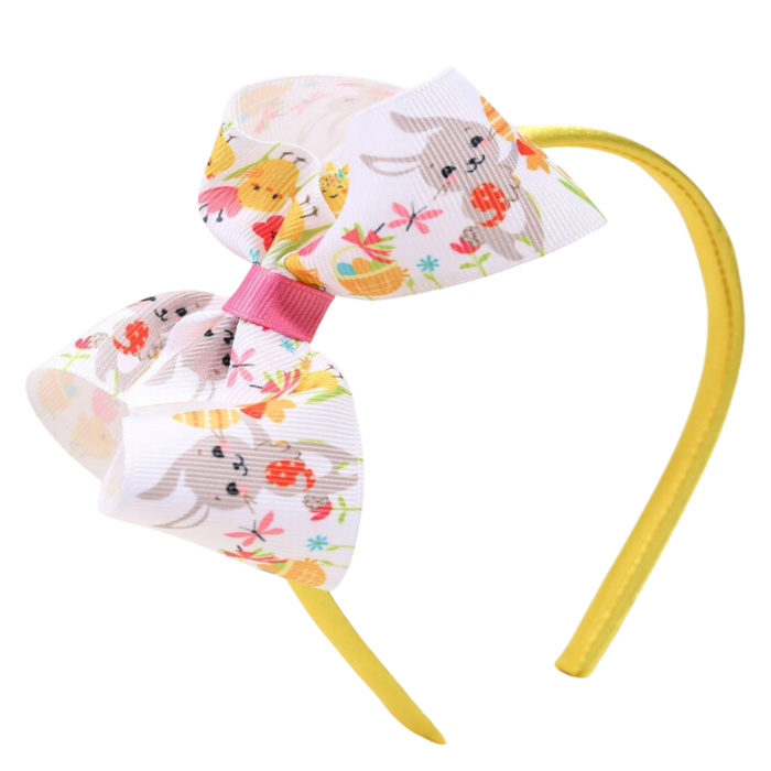 Small Headband with Easter Bow