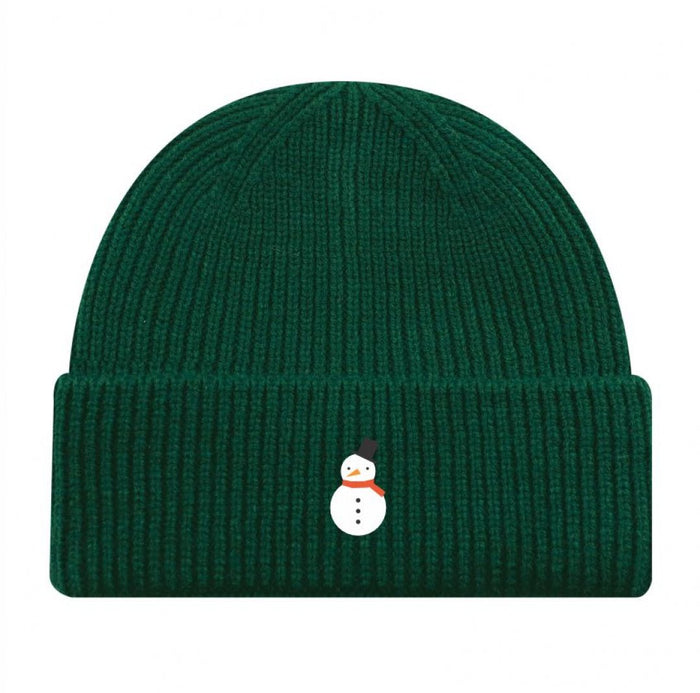 Snowman Cuffed Knit Toque - Millie + Moose