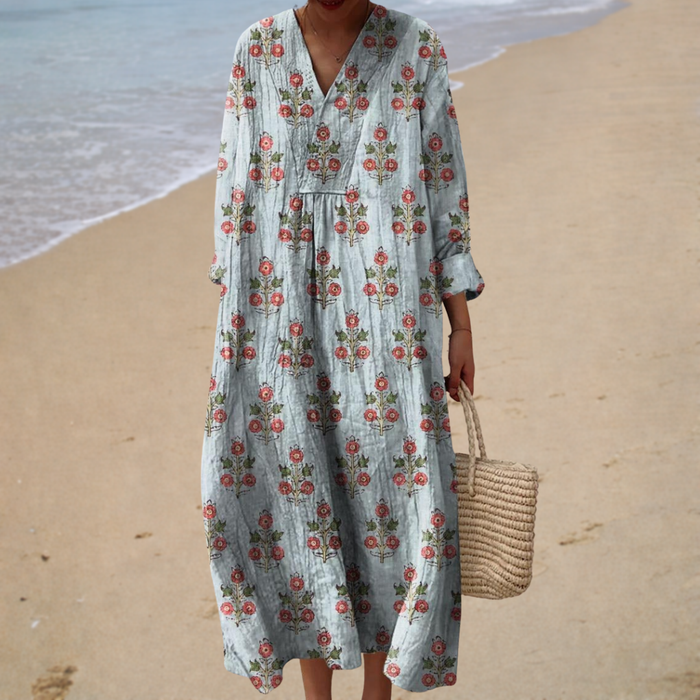 Summer Printed Dress That Flatters