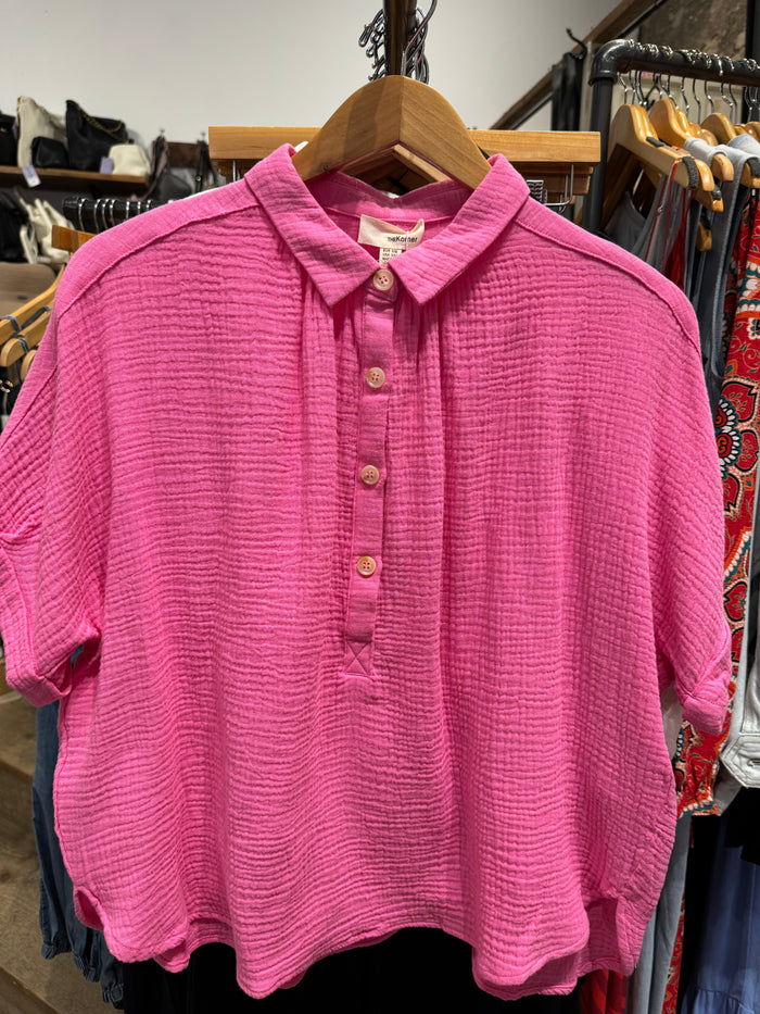 THE KORNER GAUZE BLOUSE