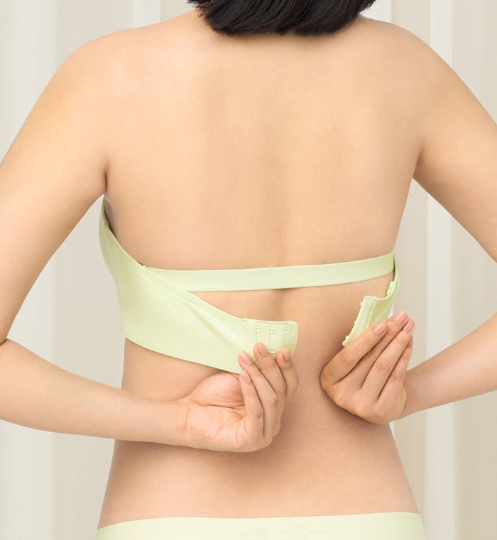 Tri-Zone Non Wired Padded Bra - SHERBET GREEN