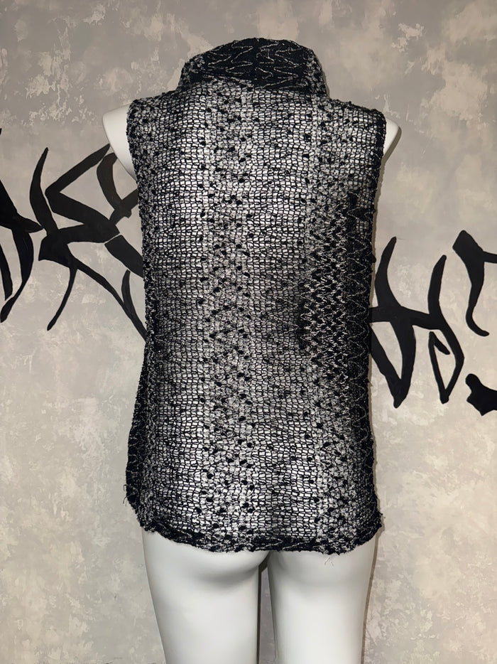 Vintage Layered Unisex Fishnet Vest