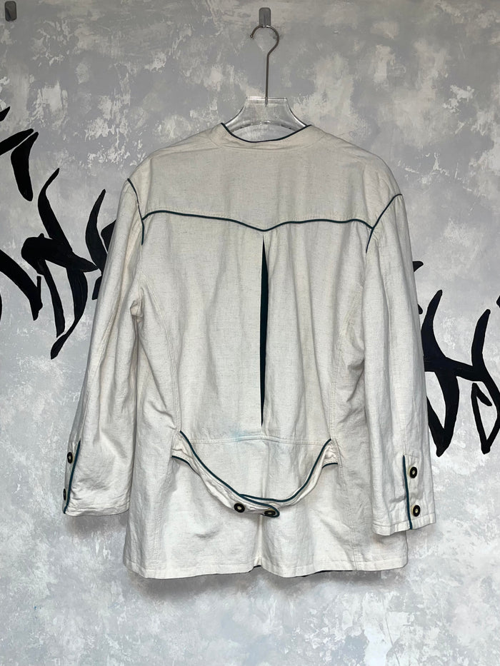 Vintage Linen Blazer