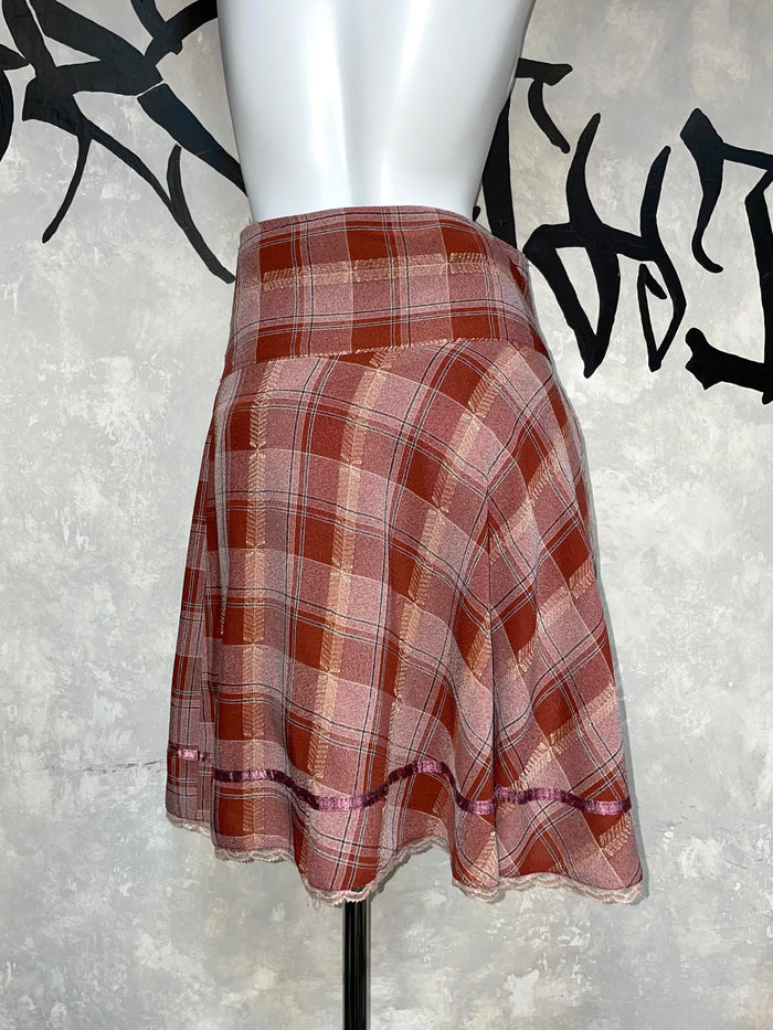 Vintage Plaid Skirt