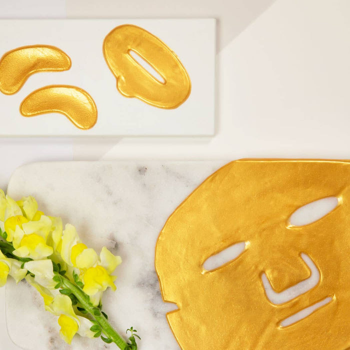 24KT Gold Face Mask Hydrating & Brightening HA+VitA+Collagen