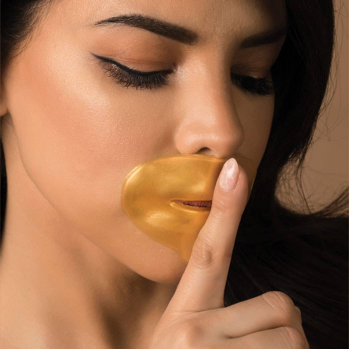 24KT Gold Lip Mask- Pak/5. Hydrating & Brightening HA+VitA
