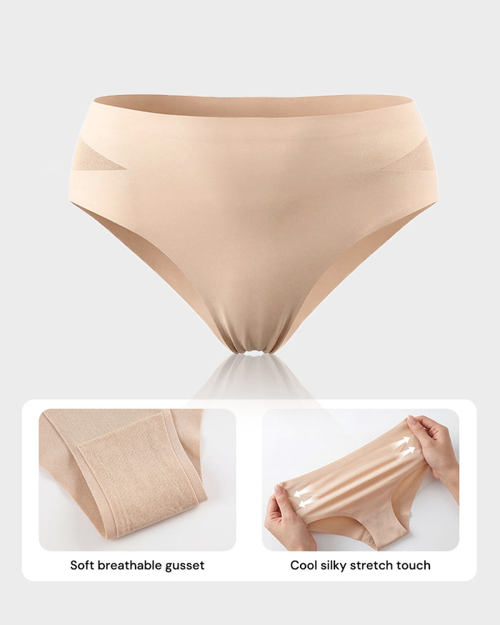 5-Pack Sexy Seamless Mesh Cutout Panties