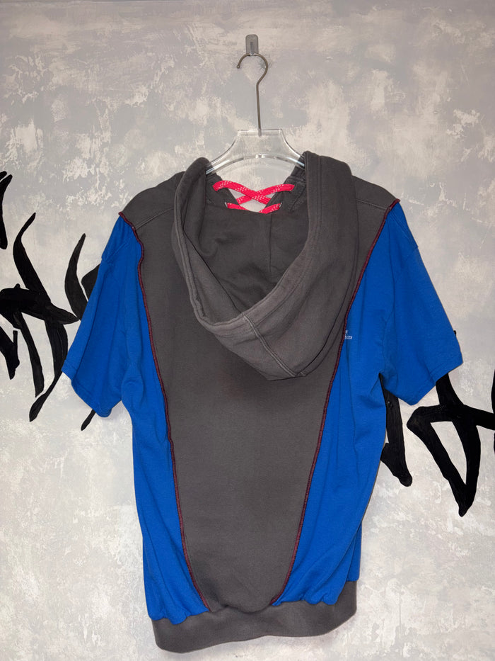 Patchwork Remake Hoodie Tee