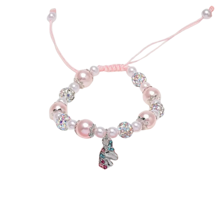Adjustable Unicorn Pendant Bracelet