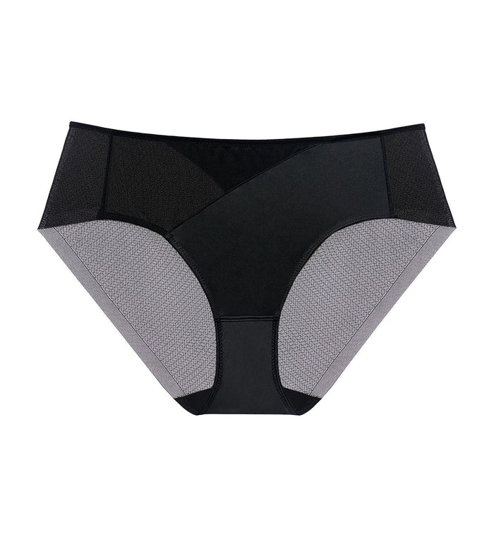 All Day Silk Hipster - BLACK