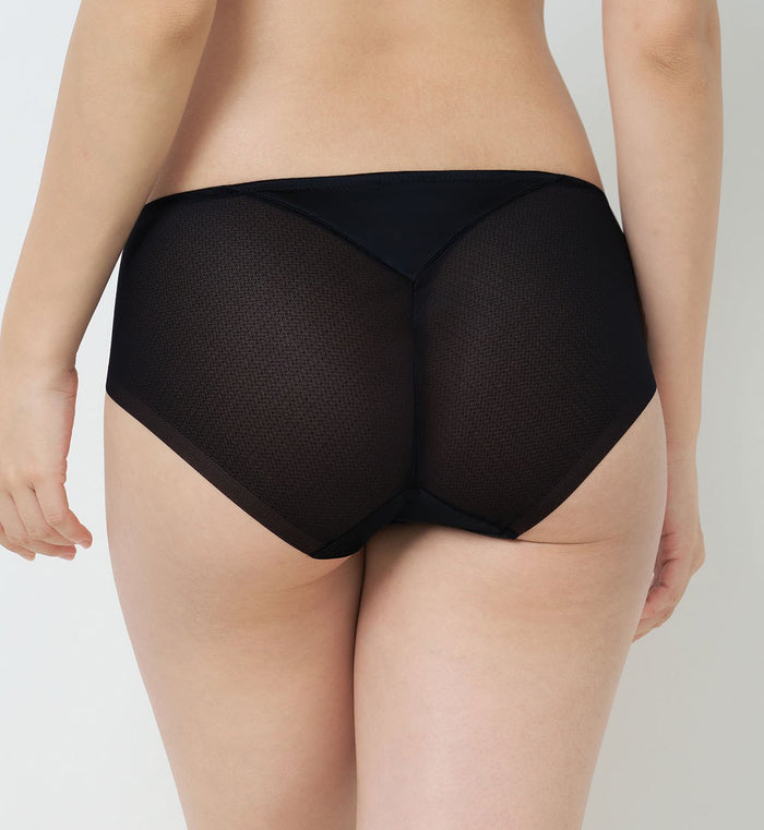 All Day Silk Hipster - BLACK