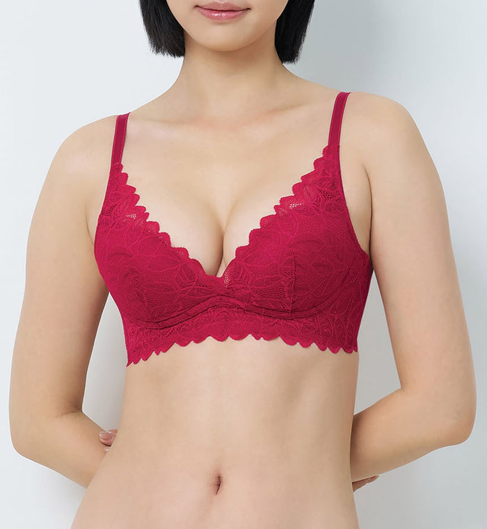 Aqua Organic Non-Wired Push Up Bra - ROSSO MASAI