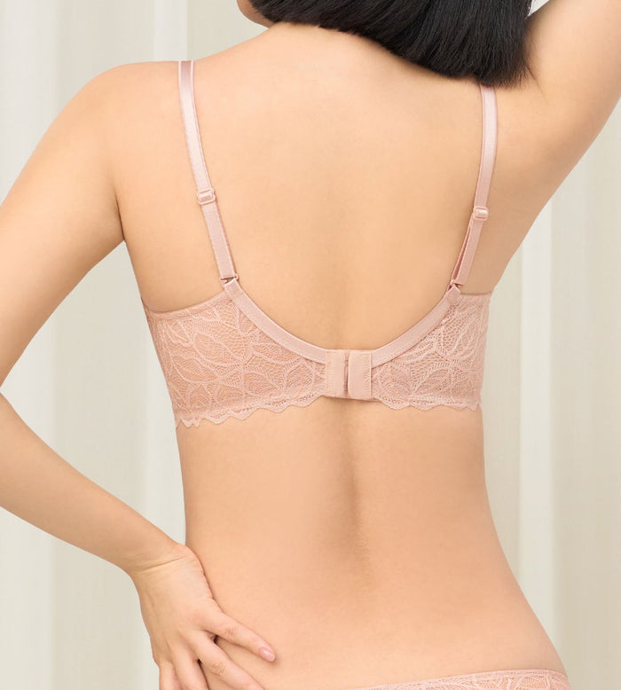 Aqua Organic Non-Wired Push Up Bra - FOUNDATION NUDE