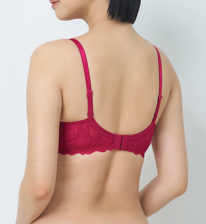Aqua Organic Non-Wired Push Up Bra - ROSSO MASAI