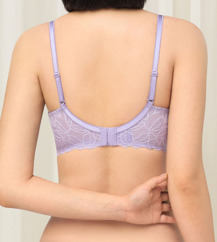 Aqua Organic Non-Wired Push Up Bra - VERVAIN