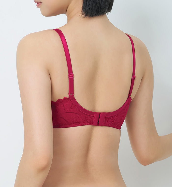 Aqua Organic Wired Push Up Bra - ROSSO MASAI